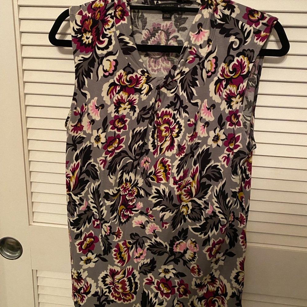 Ann Taylor Flower blouse.